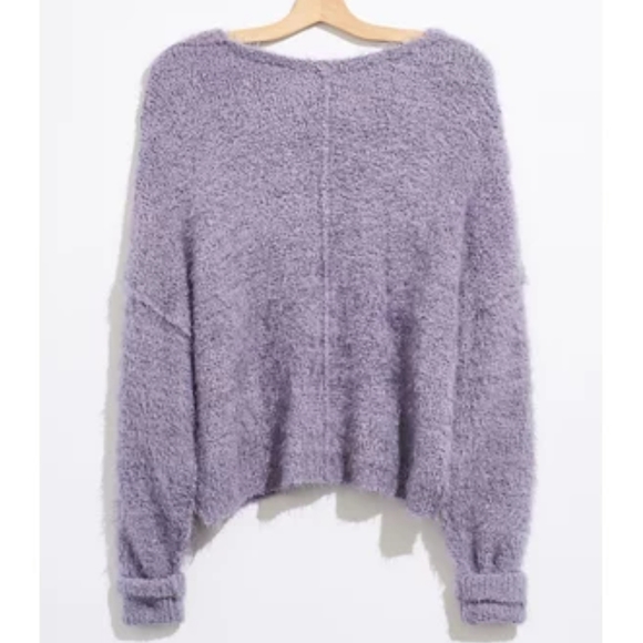 Free People Icing V Pullover Sweater - Picture 2 of 11